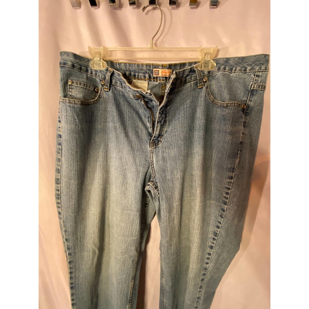 Women's Faded Glory Plus Jeans size 22 W Tall.  Stretch Boot Cut,